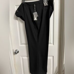 Ladies black dress pants.